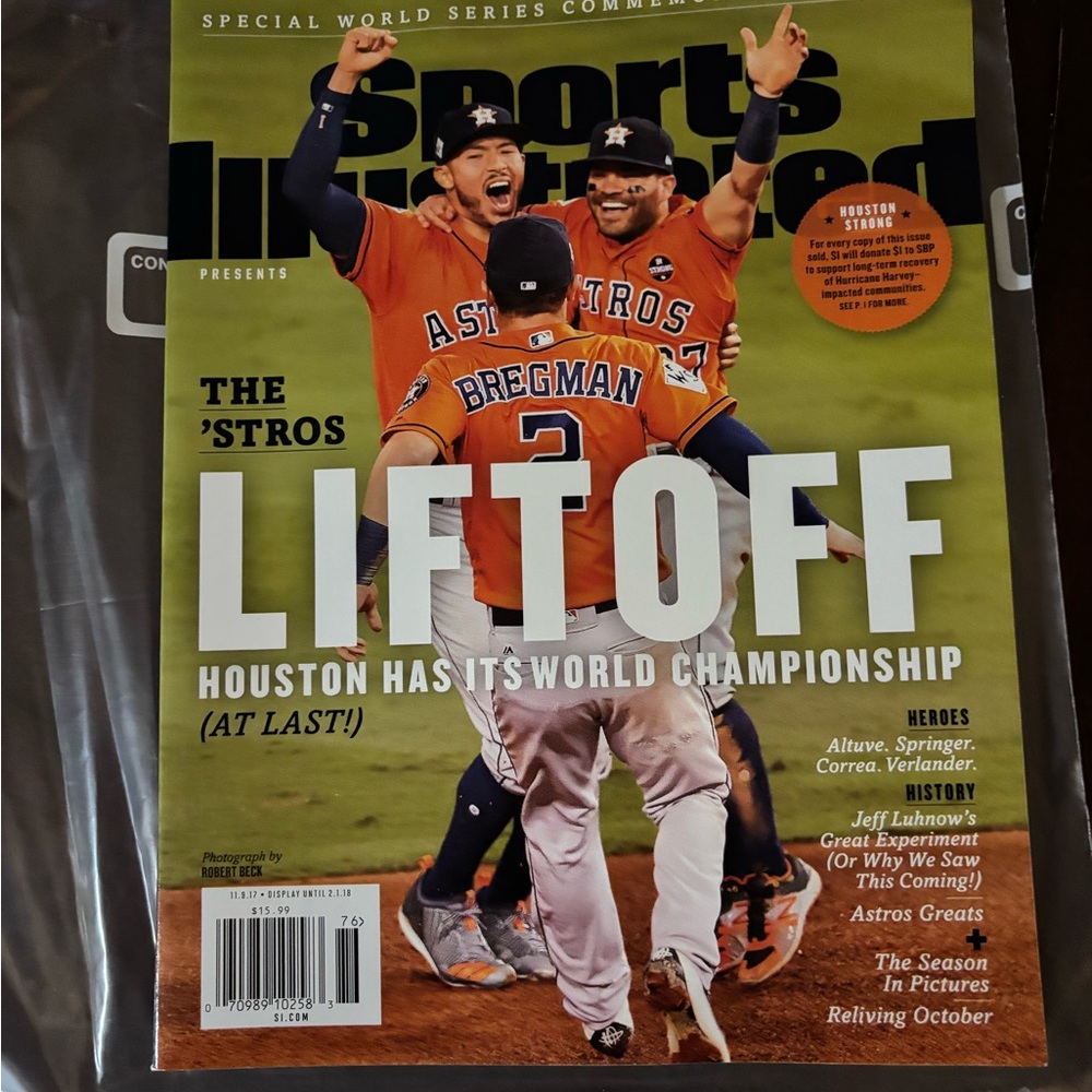 Sports Illustrated Magazine - Houston Astros Championship Edition